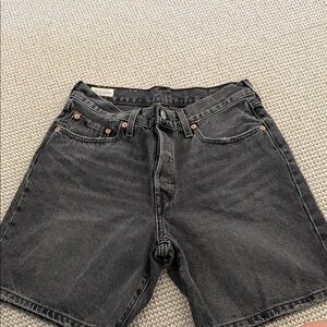 Levi's Men's Black Denim Jean Shorts